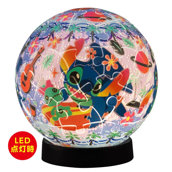 「ルミオーブ」ディズニー「トゥインクルマジック」スティッチ（点灯時）