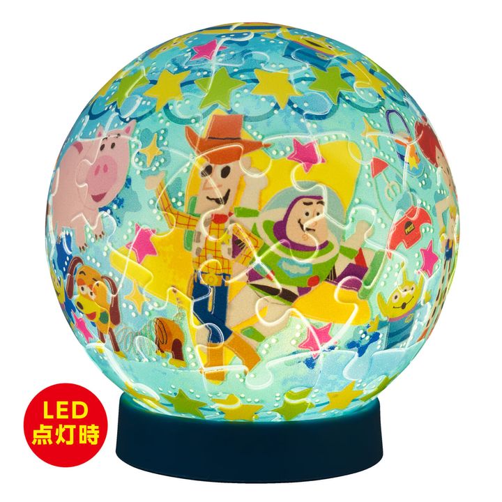 「ルミオーブ」ディズニー「トゥインクルマジック」トイ・ストーリー（点灯時）