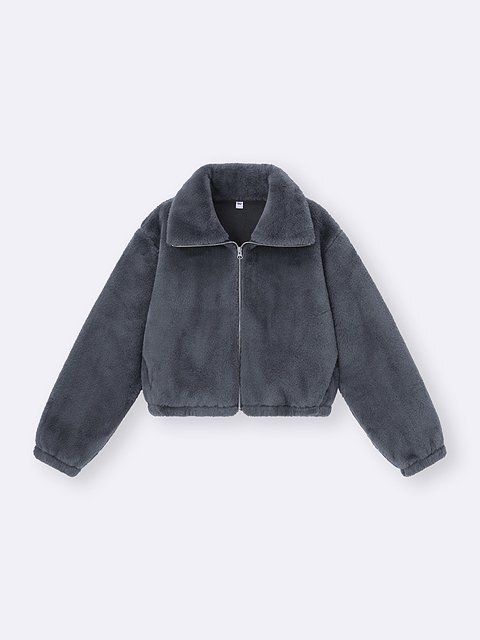 GUのフラッフィーブルゾン