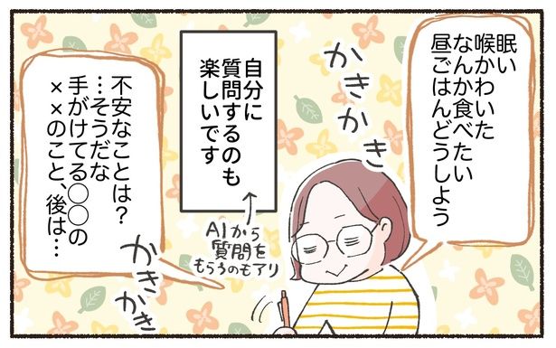 自分に質問するのも楽しいです