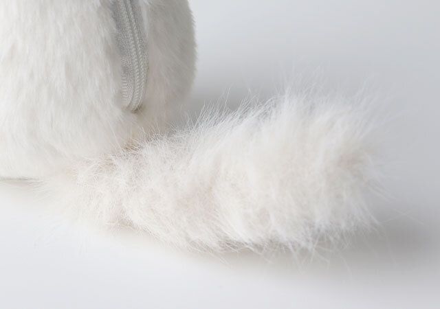 吉徳チンチラのぬいぐるみポーチ尻尾