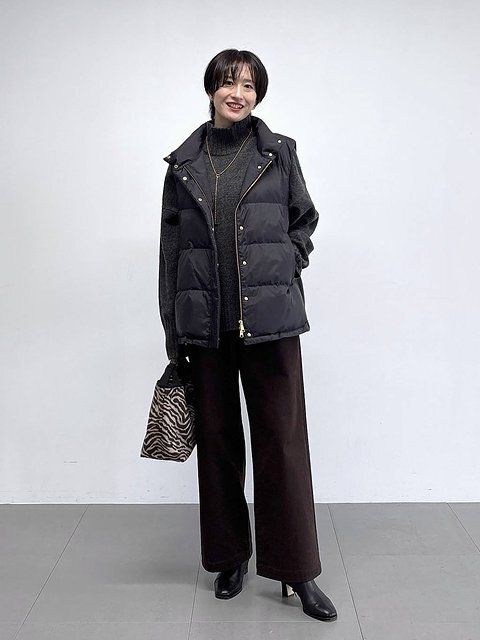 ダウンベストコーデ2