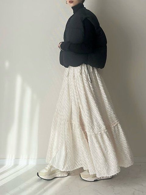 ダウンベストコーデ1