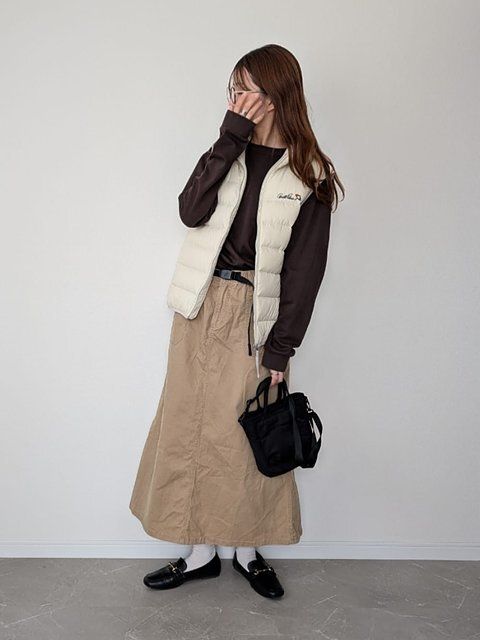 ダウンベストコーデ3