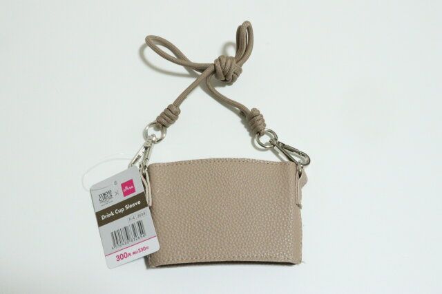 ダイソー ドリンクカップスリーブ 商品タグ