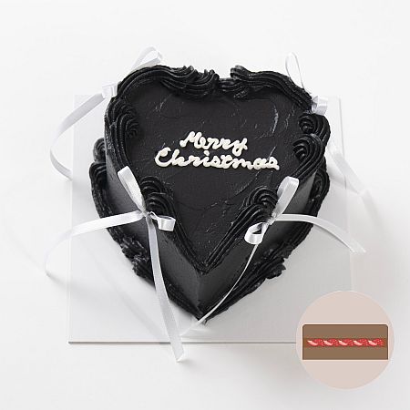 雪、リボン、ヒイラギ…冬モチーフの「Cake with」クリスマスケーキ予約開始