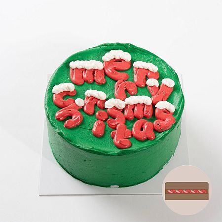 雪、リボン、ヒイラギ…冬モチーフの「Cake with」クリスマスケーキ予約開始