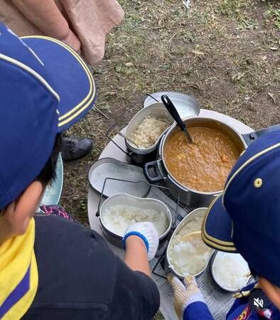 【大分県別府市】幼稚園生と小学1・2年生向け「ボーイスカウト体験会」開催！飯ごう体験＆凧作りに挑戦