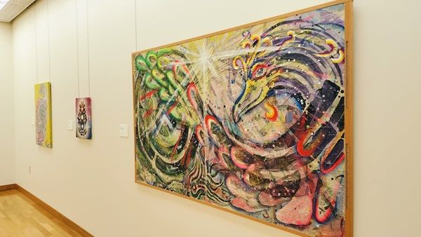 【群馬県甘楽町】個展「新井文月展 -甘楽の風・大地の波動-」開催＆ライブペインティングも実施！