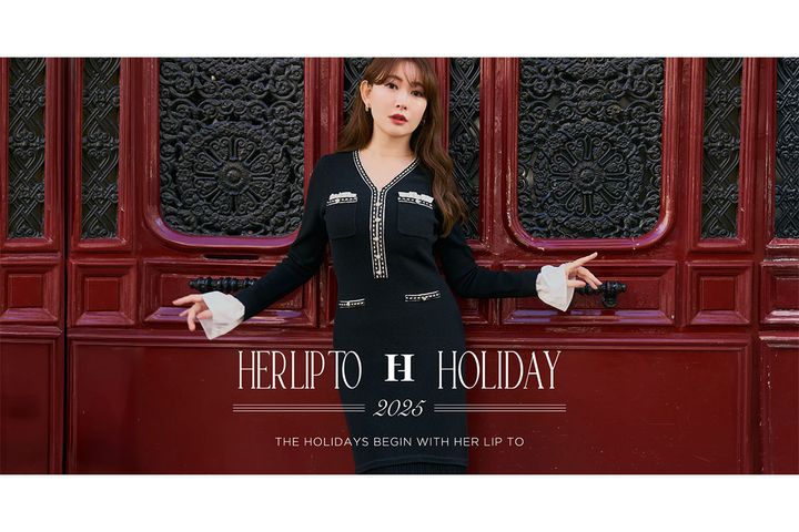 「HER LIP TO HOLIDAY 2025」パリで撮り下ろしたシーズンルック