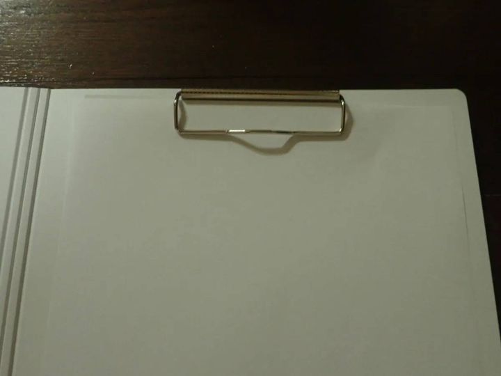 DAISO(ダイソー)：カバー付クリップボード(A4、ホワイト)