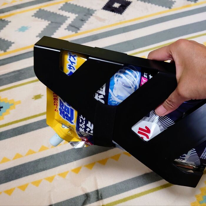 「洗濯洗剤」詰め替えるのやめました。使い勝手が良くなる＆収納力がアップする裏ワザ♪