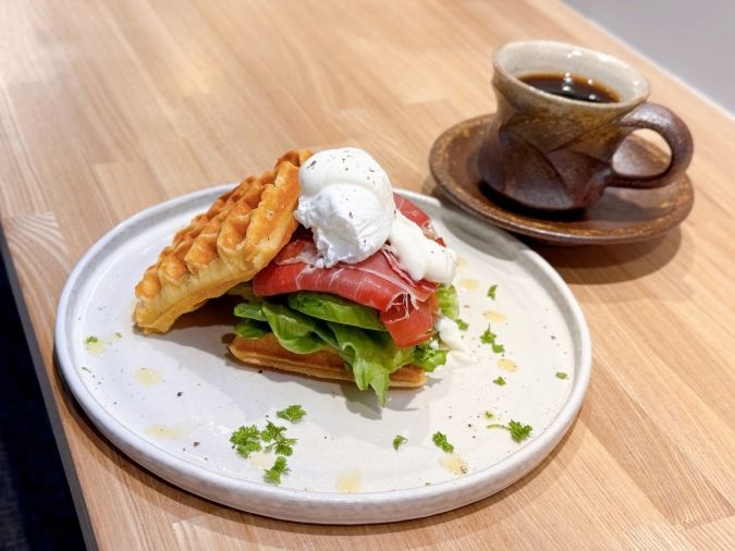 kutsurogi+tenjin 米粉ワッフル