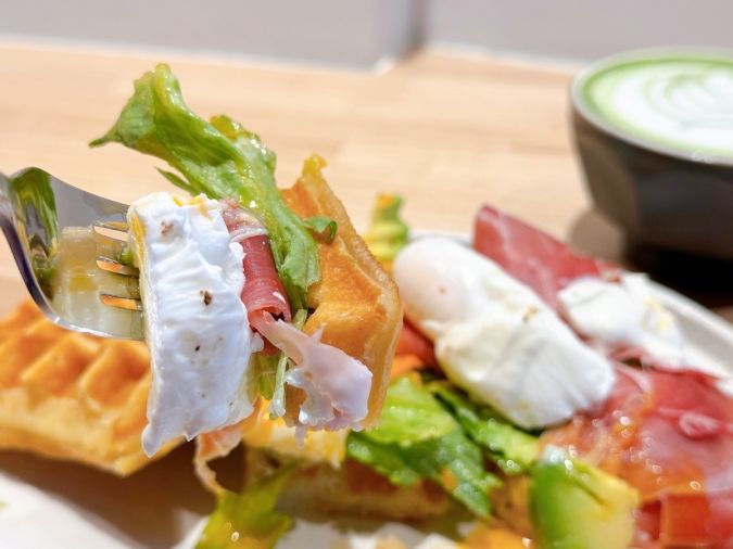 kutsurogi+tenjin 米粉ワッフル