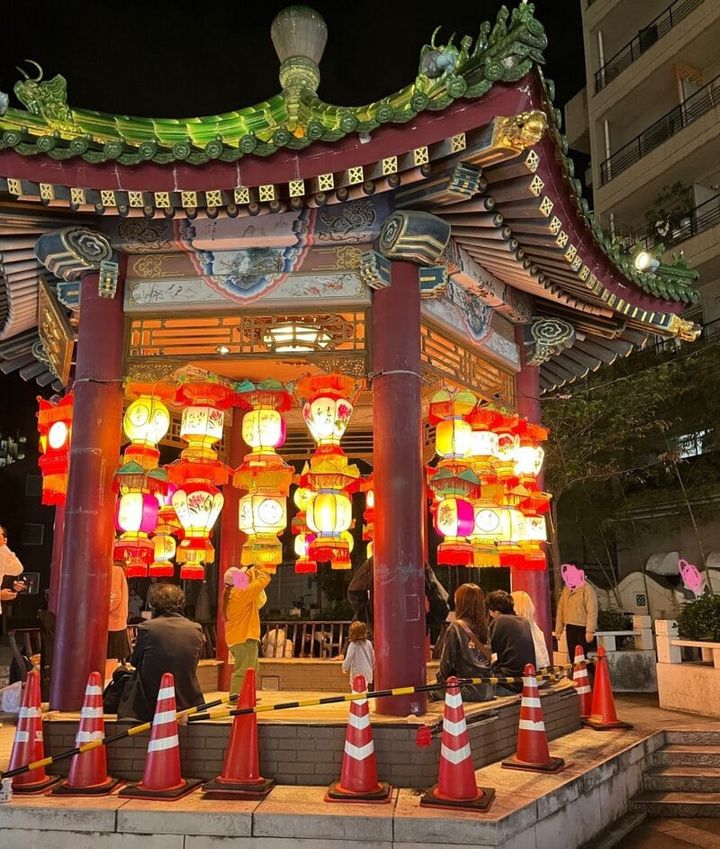 夜はライトアップされて本当にきれい