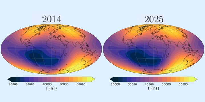 地球磁場に広がる「穴」、衛星を守れるのか？