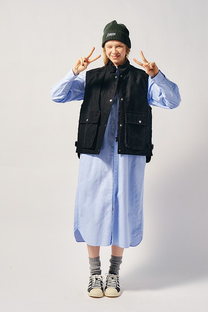 デニム以上に着回せる？何通りもおしゃれが楽しめるシャツワンピースのコーデ6選