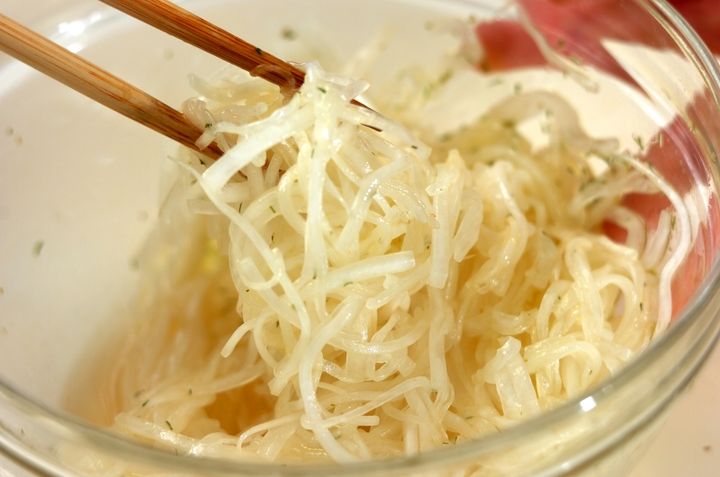 大根のディル風味マリネの作り方2