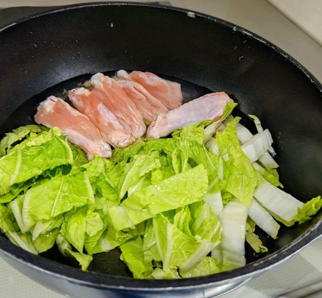 白菜と若鶏スティック