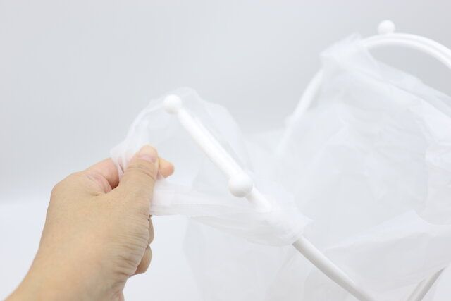 ダストミニラック レジ袋装着