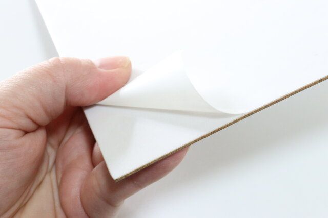 磁石がくっつくスチールタイル（ホワイト） 粘着テープ