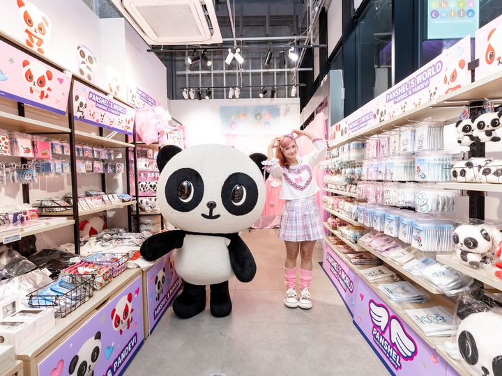 ポップアップショップの店内