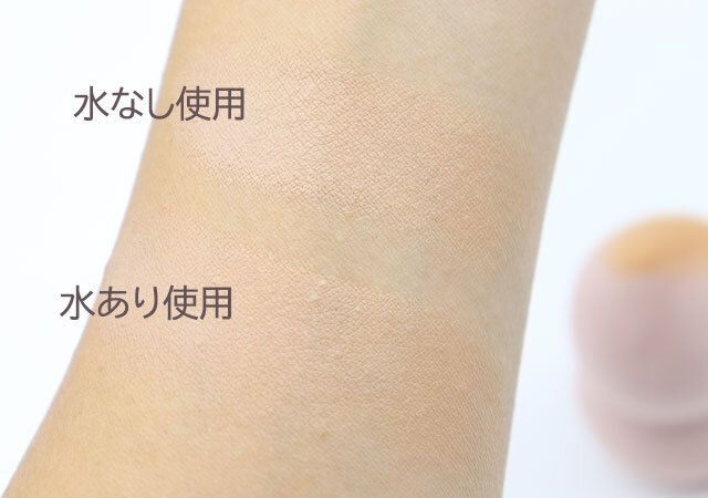 メイクパフ（ホイップ型、ケース付） 使用例