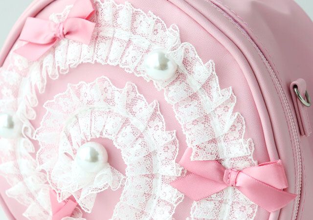 ロールケーキポーチレースクリーム