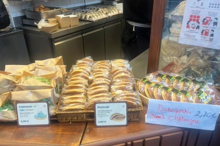 店内には、どら焼きコーナーが！