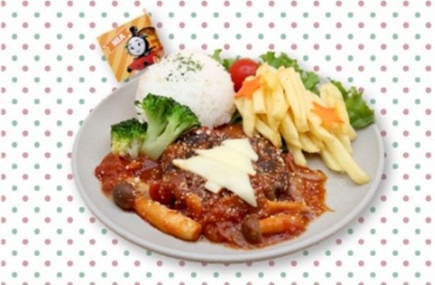 「トマト煮込みハンバーグプレート」(1400円)