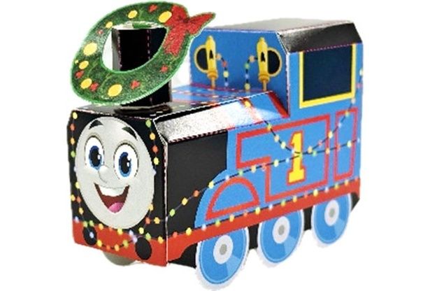 ペーパークラフトの完成イメージ