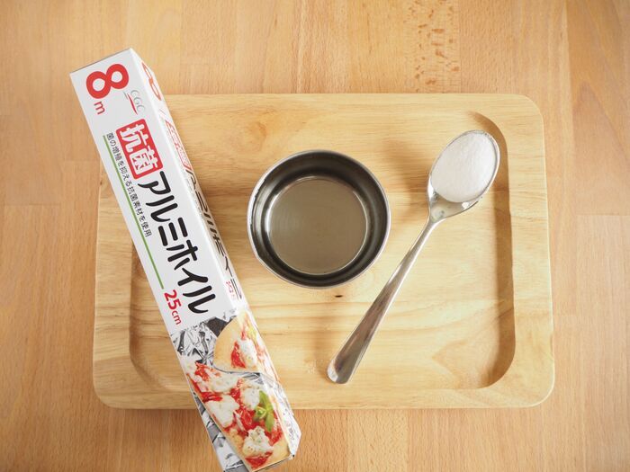 『重曹×アルミホイル』の威力がすごすぎた！黒ずんだシルバーが秒で大復活！？