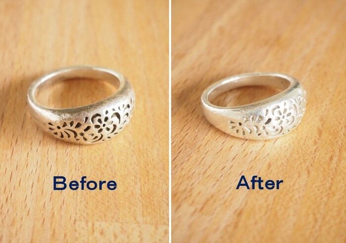 『重曹×アルミホイル』の威力がすごすぎた！黒ずんだシルバーが秒で大復活！？