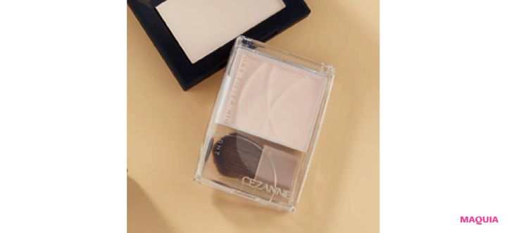 黄ぐすみのメイク直しにおすすめ セザンヌ トーンフィルターハイライト 01