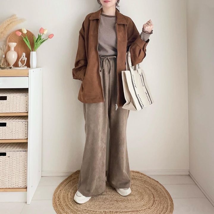 画像: 季節感をプラスした大人カジュアルコーデ