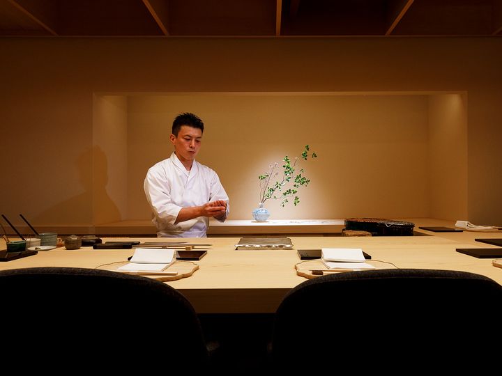 麻布十番『富士鮨』の内観