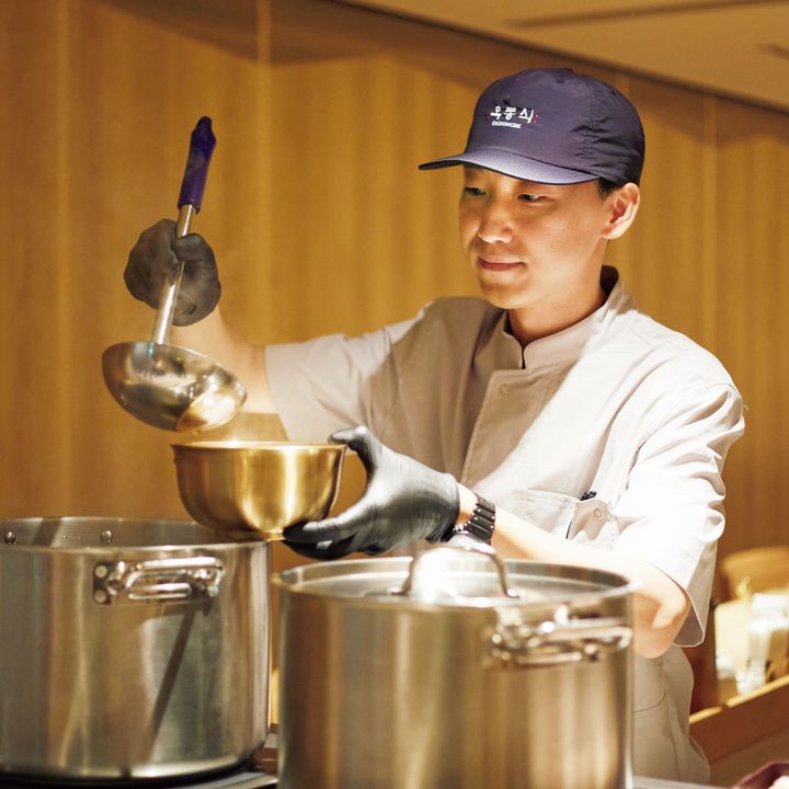 店長のユ・ヨングクさん。