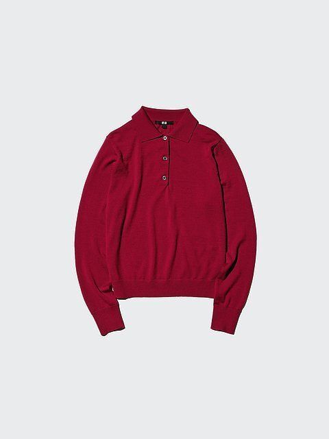 ユニクロのメリノポロセーター