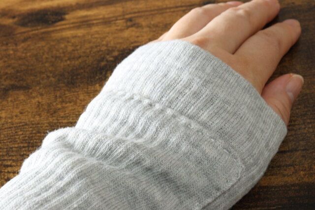 セリア ポケット付きレッグウォーマー 着用感