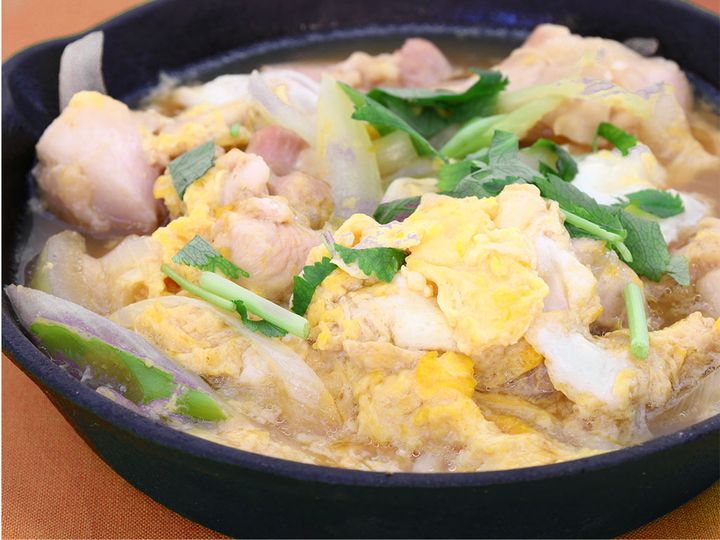 日南鶏モモ肉の親子煮