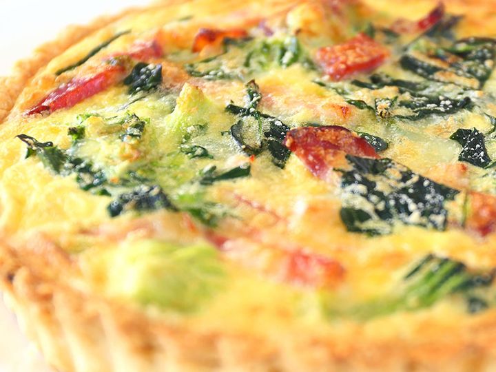 ホウレン草とベーコンのキッシュ ロレーヌ風