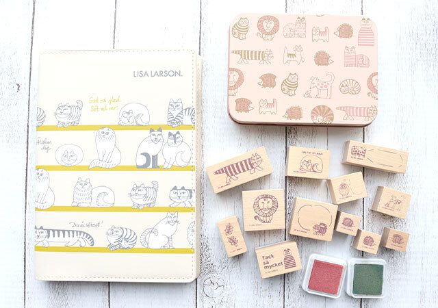 リンネル1月号の付録が可愛すぎて反則！リサ・ラーソンの木製スタンプ