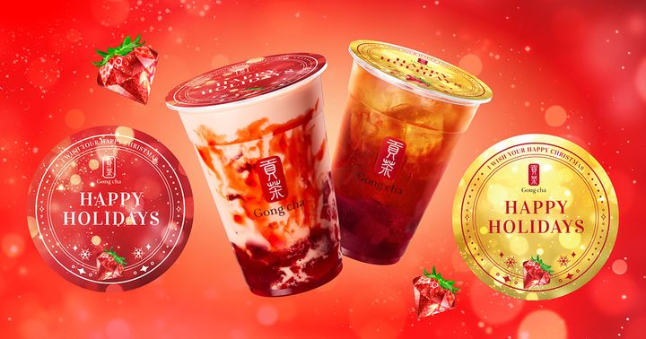 ゴンチャ「あまおう ホリデー」