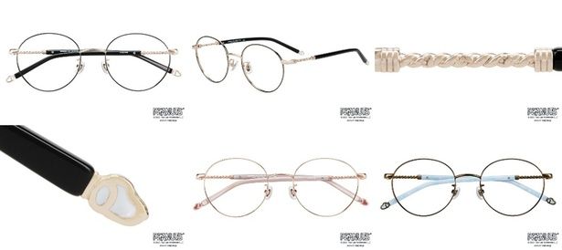 「Evening Model」(各1万2200円/セットレンズ代込)