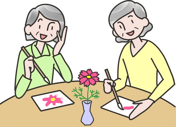 シニア向けの各種サークル活動も楽しい