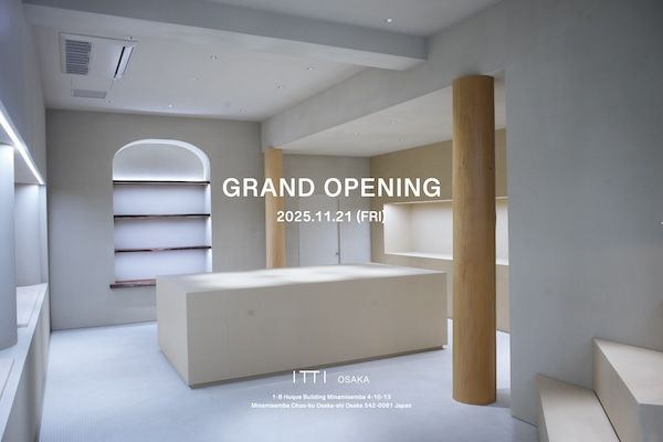 光と素材が織りなす新たな拠点。レザーブランドITTI、大阪に初の冠店舗をオープン