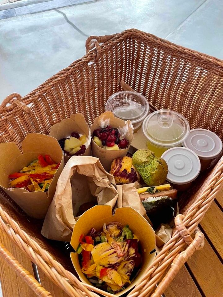 好きな場所でたのしめる朝食バスケット