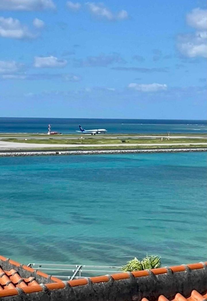 瀬長島ウミカジテラスのレストラン「POSILLIPO」からの景色