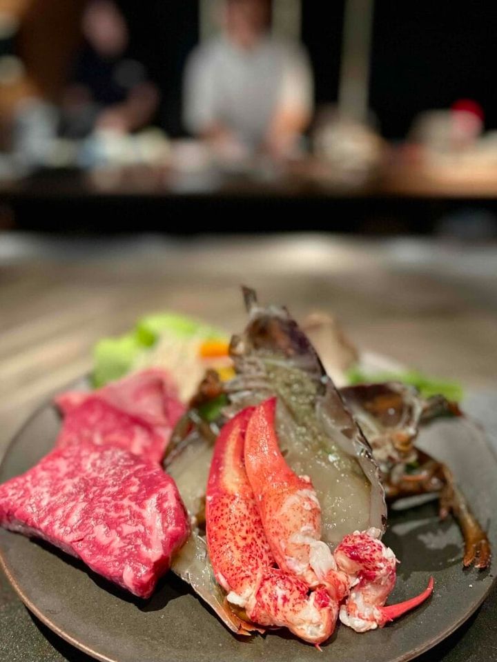 沖縄「Southwest Grand Hotel まつ尾」の鉄板焼き料理