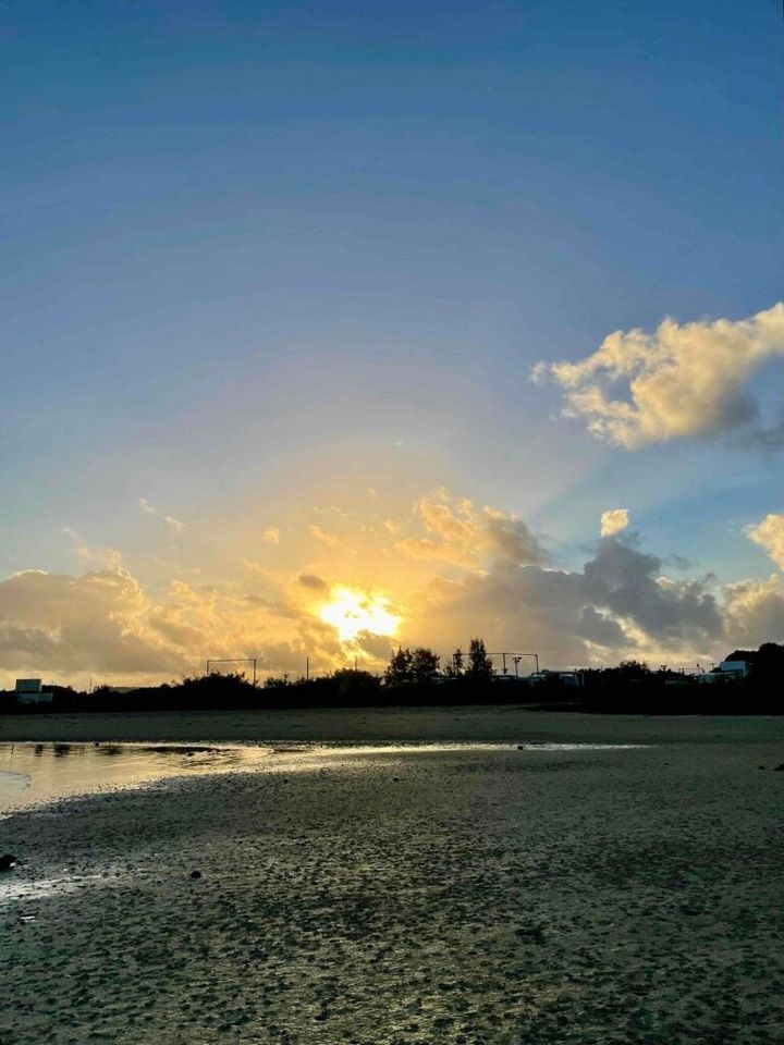 沖縄の朝焼け
